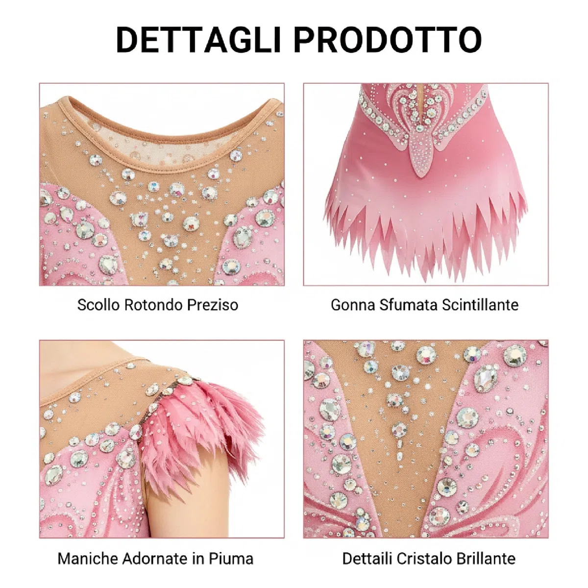 Body da ginnastica ritmica per ragazzi e donne body da ginnastica per sport di squadra competizione professionale