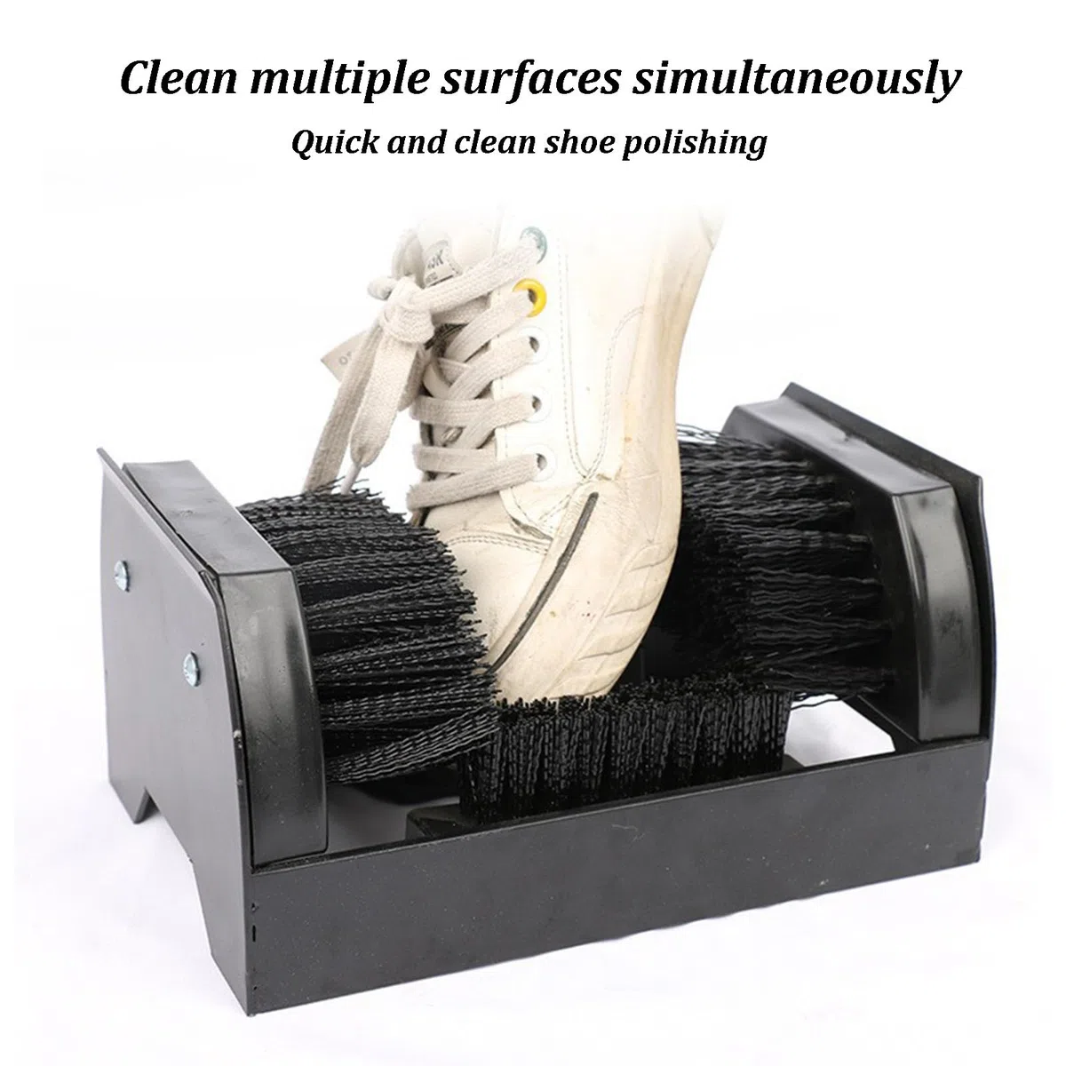 Raschietto Per Stivali, Spazzola Per Raschietto Per Scarpe In Ghisa Resistente Con Manico, Design A Doppia Testa, Spazzola Per La Pulizia Delle Scarpe Da Esterno Per Fattorie